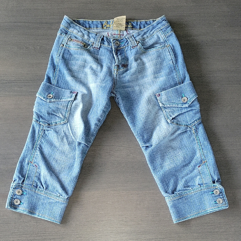 Bubblegum USA Denim Cargo Capris